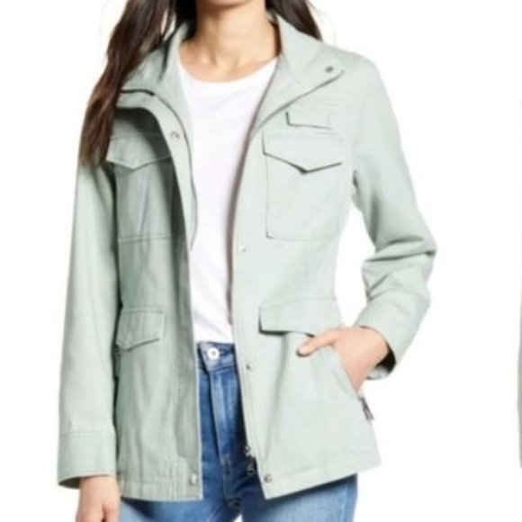 Like New | Sam Edelman | Women's | Mint Green Utility Jacket - Picture 1 of 15